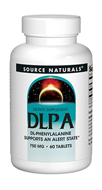 Source Naturals - Dl-Phenylalanin Dlpa, 750 mg, 60 tablets