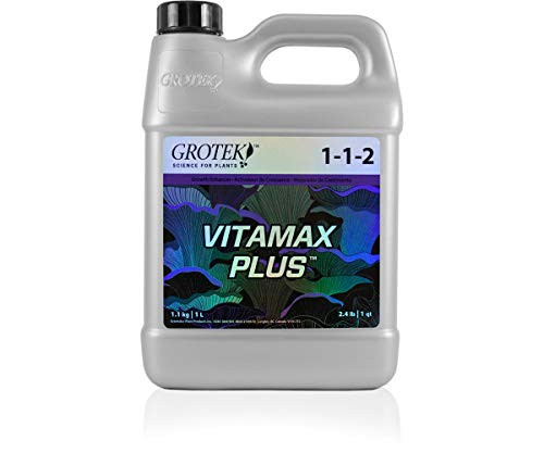 Grotek GTVMP6010 Vitamax Plus Hydroponic Nutrients, 1L, Black