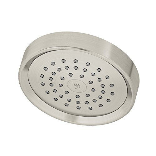 Symmons 532SH-STN-1.5 Museo 1-Spray 5.6 in. Fixed Showerhead in Satin Nickel (1.5 GPM)