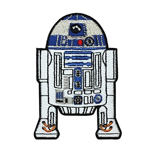 Disney Star Wars R2-D2 Profile Patch Droid Officially Licensed Iron On Applique Disney Star Wars R2-D2 Profile Patch Droid Officially Licensed Iron On Applique