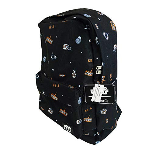 Loungefly x Star Wars Space Droid AOP Backpack (One Size, Black) Loungefly x Star Wars Space Droid AOP Backpack (One Size, Black)