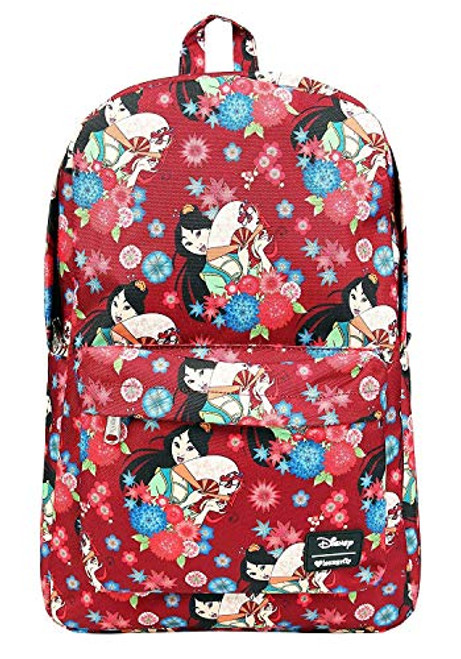 Loungefly Disneys Mulan Floral Print Backpack Standard