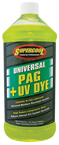 TSI Supercool 27897 Universal Synthetic PAG Oil with U/V Dye - 1 Quart