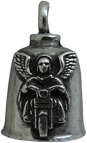 Motorcycle Biker Pewter Guardian Angel American Gremlin Bell®