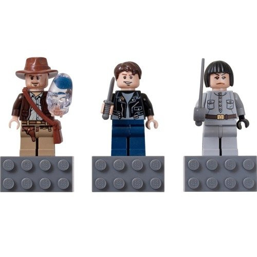 Lego Indiana Jones Magnets Set of 3 : Indiana Jones, Mutt Williams, irina Spalko Lego Indiana Jones Magnets Set of 3 : Indiana Jones, Mutt Williams, irina Spalko