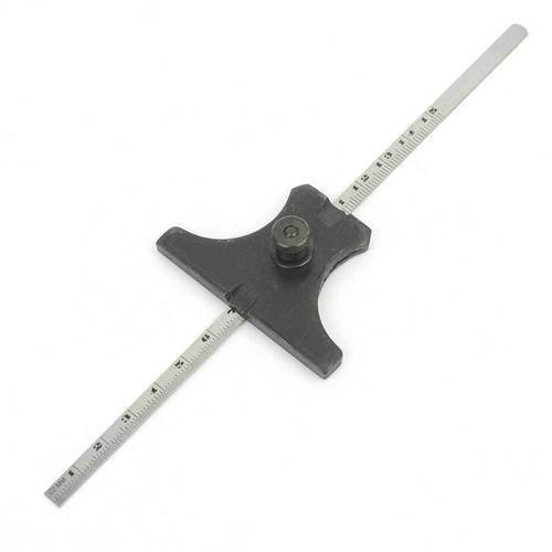 Stainless Steel Ruler Engineer's Depth Gauge Metric & Imperial 6" Ruler (150 mm)