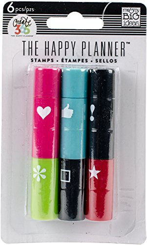 Me & My Big Ideas SMPS-01 Create 365 Happy Planner Stackable Stamps-Icons