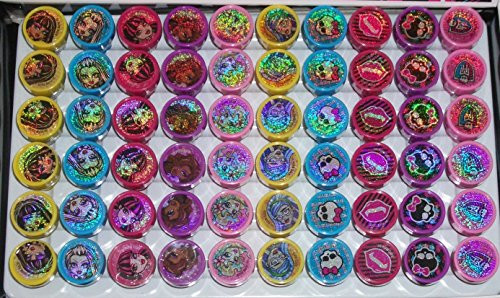 Mattel Monster High Self-Inking Stamps / Stampers Party Favors (10 Counts)