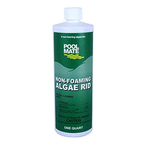 Pool Mate 1-2160 Non-Foaming Algae Rid Swimming Pool Algaecide, 1-Quart Pool Mate 1-2160 Non-Foaming Algae Rid Swimming Pool Algaecide, 1-Quart