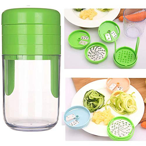 Spiralizer Vegetable Slicer 3 in 1 Spiral Slicer Veggie Spiral Cutter Vegetable Cutter Veggie Pasta Spaghetti Maker