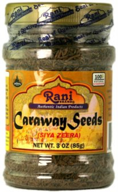 Rani Caraway Seeds Spice 3oz (85g) Natural ~ Gluten Free Ingredients | NON-GMO | Vegan | Indian Origin Rani Caraway Seeds Spice 3oz (85g) Natural ~ Gluten Free Ingredients | NON-GMO | Vegan | Indian Origin