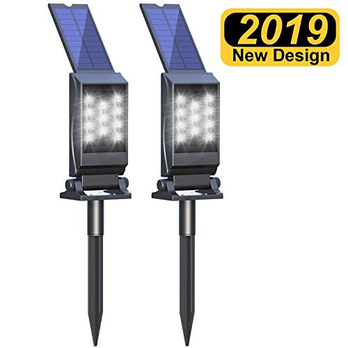 Flowmist Solar Landscape Spotlight, 11 LED Bulbs Waterproof Solar Wall Light Solar Lights Outdoor, Auto On/Off for Patio Pool Yard, Driveway'(2Pack) Flowmist Solar Landscape Spotlight, 11 LED Bulbs Waterproof Solar Wall Light Solar Lights Outdoor, Auto On/Off for Patio Pool Yard, Driveway'(2Pack)
