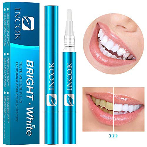 Teeth Whitening Pen Gel Dental - 2 Packs Kit 35% Carbamide Peroxide Natural Mint Flavor Effective No Sensitivity Painless Easy to Use Portable Beautiful Smile Whiter Teeth Whitening Product