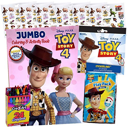 toy story 4 jumbo coloring and activity book