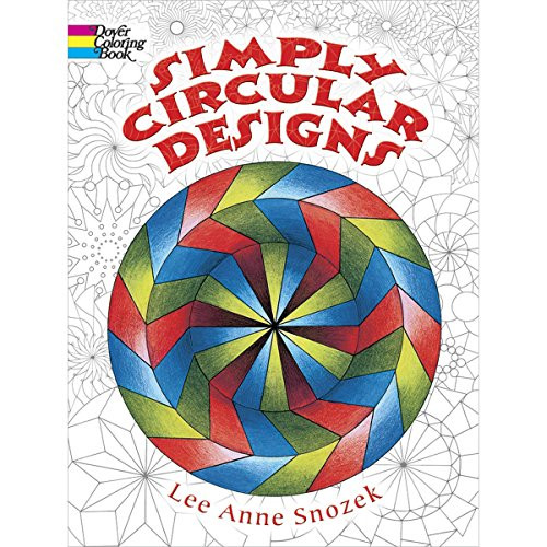 Dover Publications Book, Simply Circular Designs Coloring
