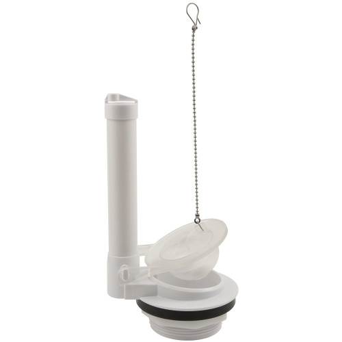 Plumbcraft Toilet Flush Valve and Flapper - 3', Fits Most Toilet Tanks With 3-Inch Flush Drains