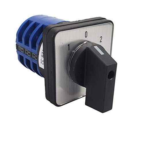 APIELE [3 year Warranty] Changeover Selector Switch 32A 3 Position 12 Terminals 690V Universal Rotary Cam Selector