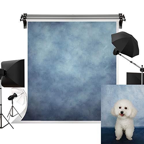 Kate 5x7ft/1.5m(W) x2.2m(H) Blue Background Portrait Photography Abstract Texture Backdrop Photography Studio Props Photographer Kids Children