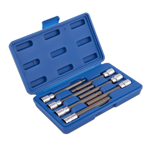 Neiko 7pc 3/8' Dr. Extra Long Hex Bit Socket SAE