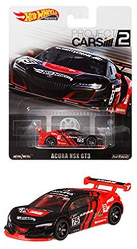 Hot Wheels 2019 Retro Entertainment Series Acura NSX GT3 Project Cars 2" 1:64 Scale Collectible Die Cast Metal Toy Car Model