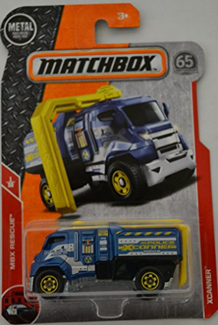 Blue Xcanner MatchBox MBX Rescue Series 1:64 Scale Collectable Die Cast Model Car #1/30