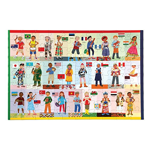 Eeboo, Puzzle Children of The World 100 Piece