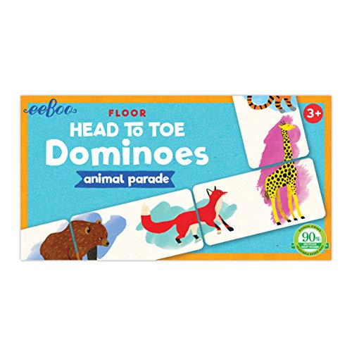 eeBoo Dominoes Game Head to Toe, 1 EA