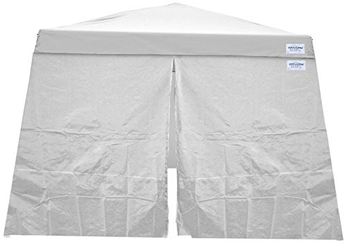 Caravan Canopy 11207812014 Set for 81 sq.ft. V-Series Slant Leg 12x12 Canopy Sidewall, White