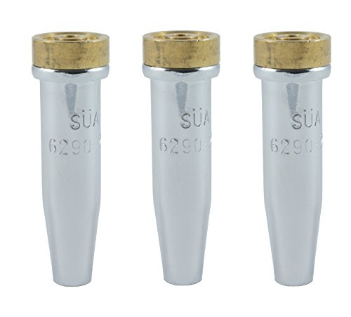 (3 PACK) SÜA - 6290-NX Series Propane Cutting Tip - Replacement for Harris. Sizes: 1, 2 and 3