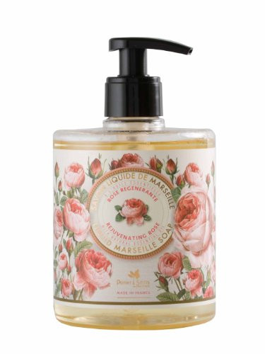 Panier des Sens Liquid Marseille Soap, Rejuvenating Rose, 16.9 Ounce