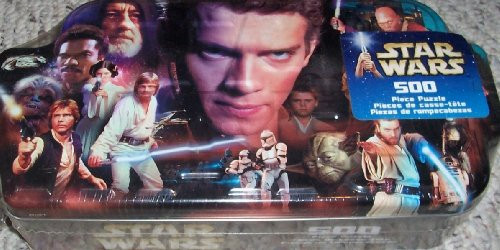 STAR WARS COLLECTIBLE HEROES 500 PC PUZZLE IN COLLECTOR'S TIN