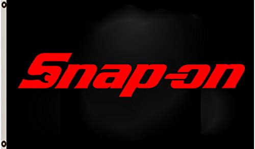 Astany Snap-on Tools Black Flag Banner 3X5ft
