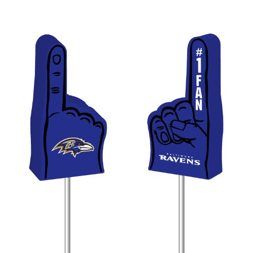 NFL Baltimore Ravens Foam Finger Antenna Topper NFL Baltimore Ravens Foam Finger Antenna Topper