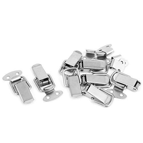 Toolbox Box Spring Loaded Straight Loop Toggle Catch Latch Hasp 10pcs