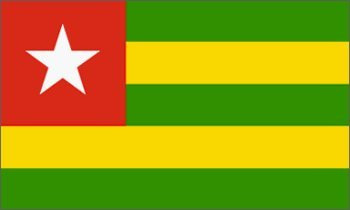 Togo Flag 3X5 Foot E Poly