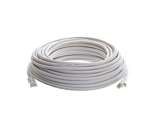 CableVantage 150ft 50m White 150' Ft Rj45 Cat5 Cat5e Ethernet Lan Network Internet Computer Patch Cable For PC, Mac, Laptop, PS3, PS4, XBox,XBox One Modem DSL Internet