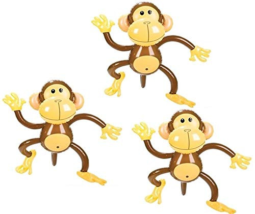 Rhode Island Novelty 27" Inflatable Monkeys | Set of 3