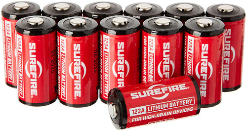 Surefire 6 Pack 123A Lithium Batteries