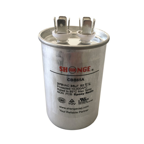 Motor Run Capacitor 35mfd 370V VAC Volt 35uf Round