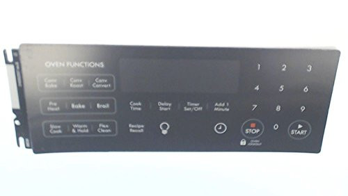 316352207 Range Oven Control Overlay Genuine Original Equipment Manufacturer (OEM) Part Black 316352207 Range Oven Control Overlay Genuine Original Equipment Manufacturer (OEM) Part Black
