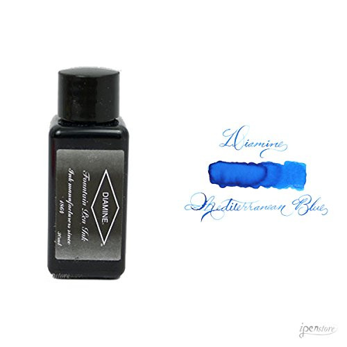Diamine 30 ml Bottle Fountain Pen Ink, Mediterranean Blue