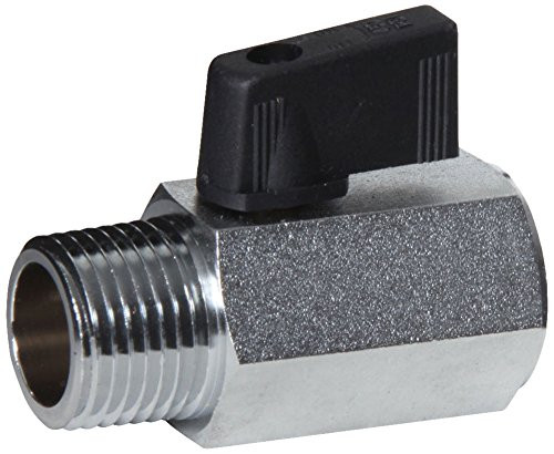 Midwest Control CMV-50NL 450 PSI CWP 1/2" MPT X FPT Lead-Free Mini Ball Valve