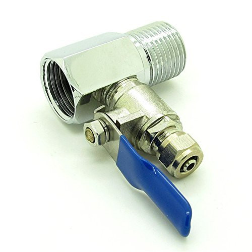 RO Feed Water Adapter 1/2-Inch to 1/4-Inch Ball Valve Faucet Tap Feed Reverse Osmosis