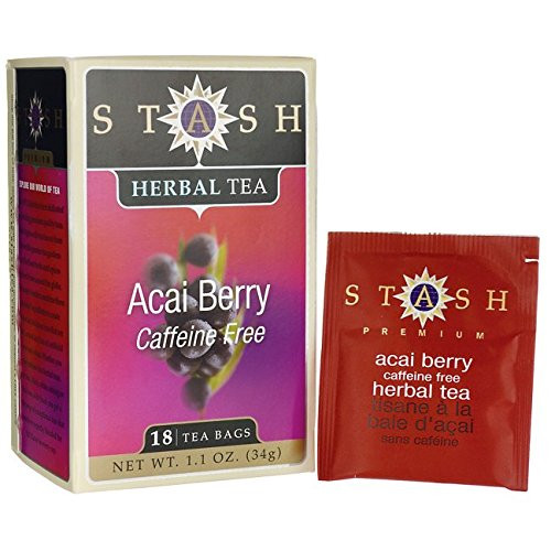 Stash Acai Berry Herbal Tea -- Caffeine Free -18 Tea Bags