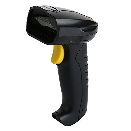 TaoHorse Handheld USB Barcode Scanner Wired Laser 1D Bar Code Reader with Automatic Continuous Scanning for POS PC Laptop Plug and Play