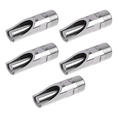 BCP 5PCS 1/2 NPT Stainless Steel Automatic Pig Nipple Water Drinker Feeder Waterer for Piglets, Growers