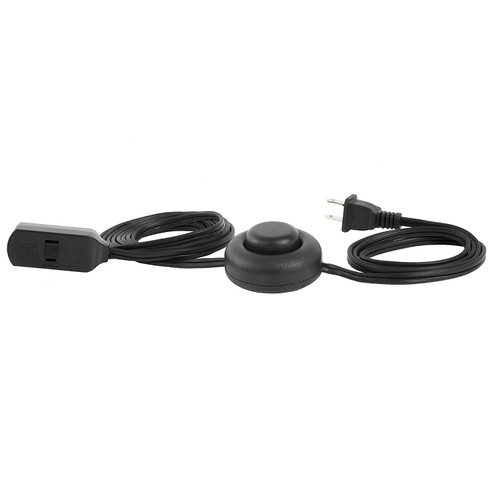 Otimo Foot Switch Extension Cord with 3 Outlets, 9 Feet, Black