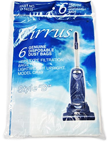 Cirrus B Style Cloth Upright Vacuum Bags CR49