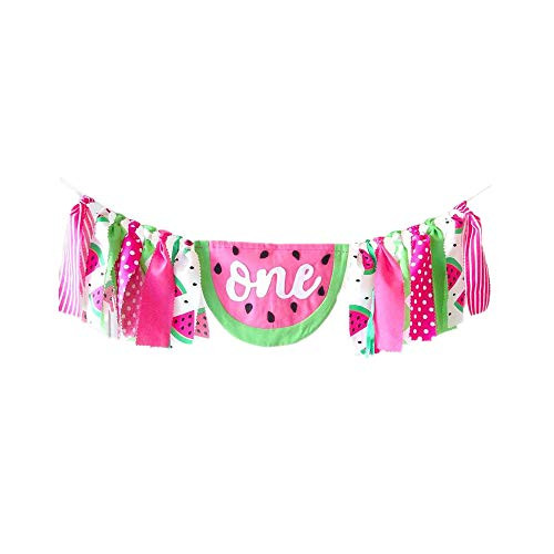 Watermelon Theme Highchair Banner for Girl First Birthday Decorations, High Chair Bunting Garland Decoration, Baby Shower, Photo Backdrop,Birthday Souvenir and Gifts Watermelon Theme Highchair Banner for Girl First Birthday Decorations, High Chair Bunting Garland Decoration, Baby Shower, Photo Backdrop,Birthday Souvenir and Gifts