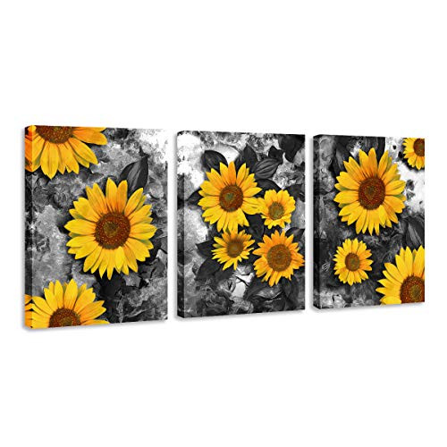 BIL-YOPIN Canvas Wall Art Flowers Painting 12x16inchx3 Pieces Framed Canvas Pictures Prints Contemporary Watercolor Artwork Ready to Hang for Home Decoration Office Wall Décor,3 Panels BIL-YOPIN Canvas Wall Art Flowers Painting 12x16inchx3 Pieces Framed Canvas Pictures Prints Contemporary Watercolor Artwork Ready to Hang for Home Decoration Office Wall Décor,3 Panels